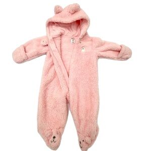 Carter's Blush Pink Hooded Footie